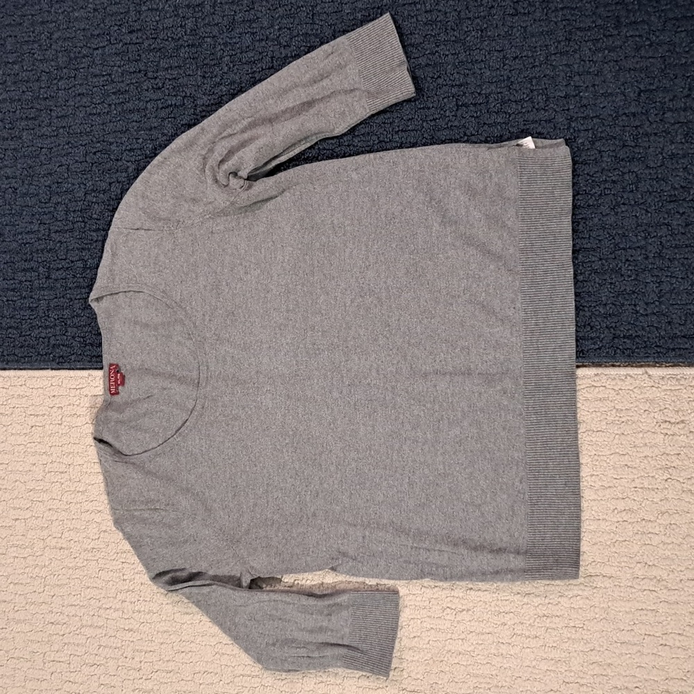 Merona XL Gray Blouse